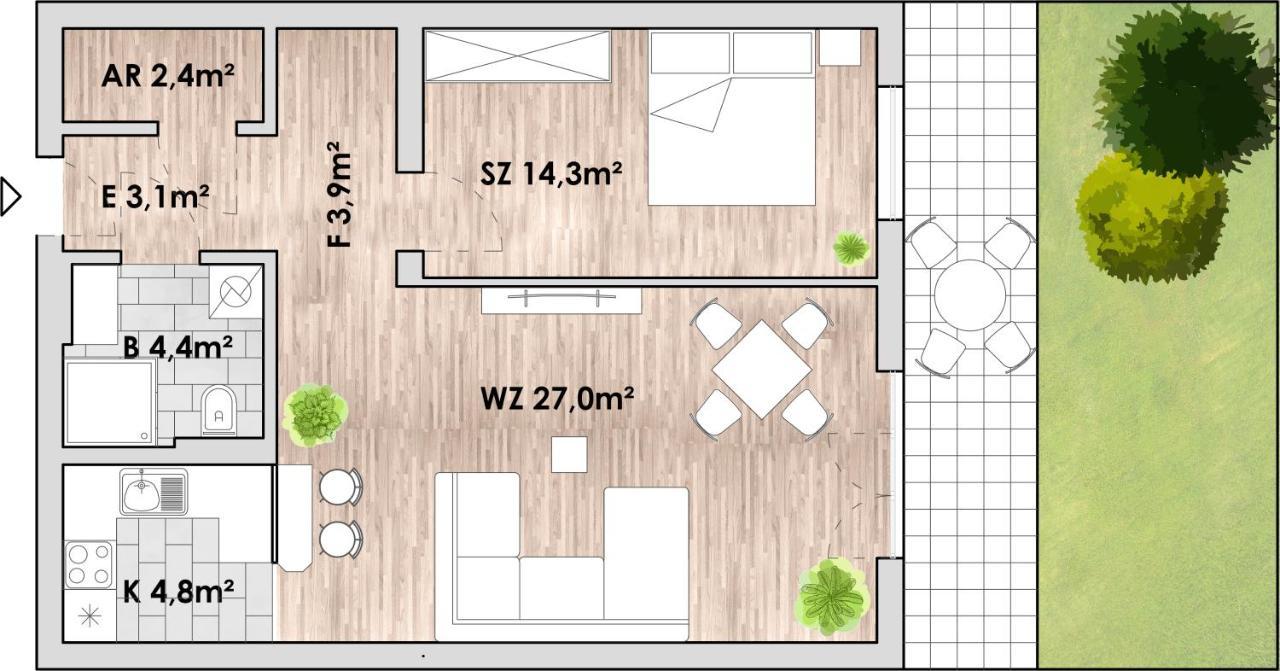 Ostsee-Ferienwohnung-Lipsia Ostseebad Nienhagen Bagian luar foto